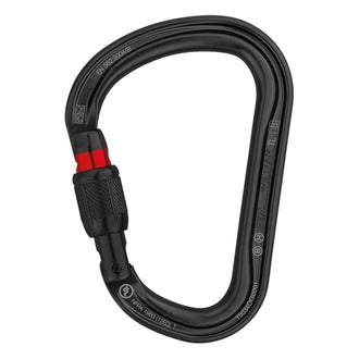 Mosquetón Petzl William Screw Lock negro