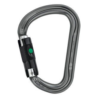 Mosquetón Petzl William Ball Lock gris