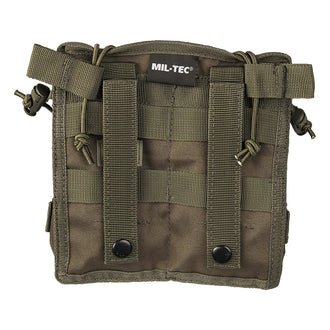 Porta caricatore aperto in alto doppio