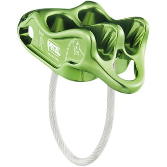 Asegurador Petzl Reverso 4 verde manzana