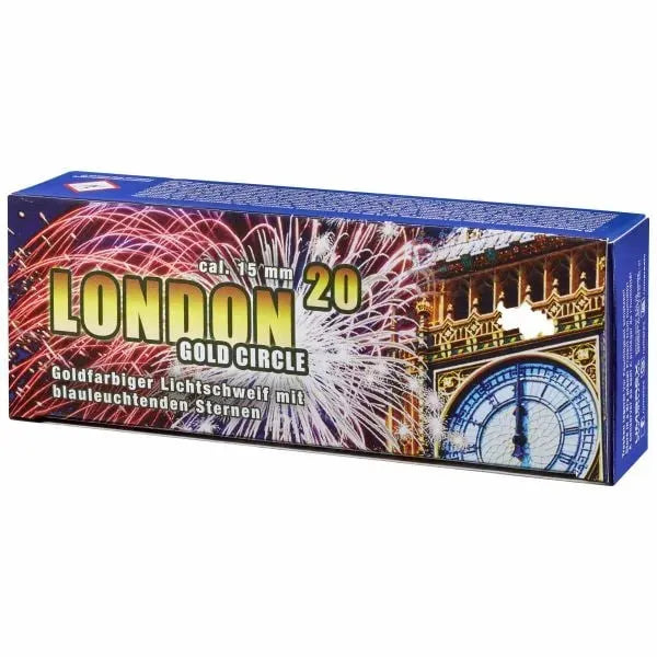 Feuerwerk London Gold Circle 20er Schachtel