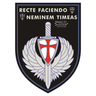 JTG 3D Patch Recte Facile Neminem Timeas