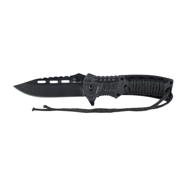 mil-tec-einhandmesser-fallschirmleine-mit-feuerstarter-ansicht-1
