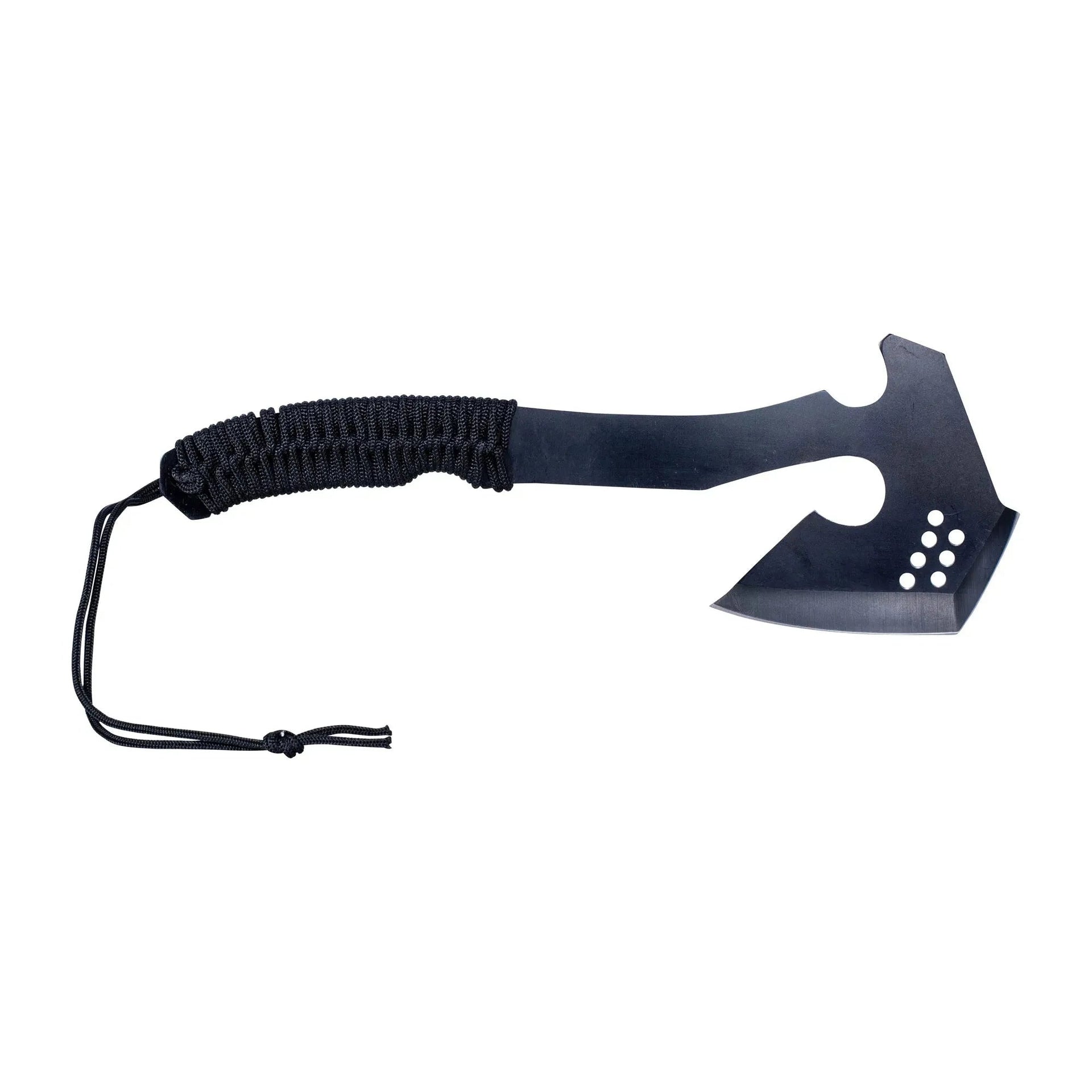 mil-tec-beil-fallschirmleine-mit-kopftasche-schwarz-ansicht-2