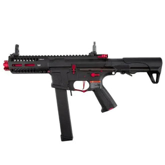 Airsoft Gewehr ARP 9 FIRE 0.5 Joule AEG schwarz rot