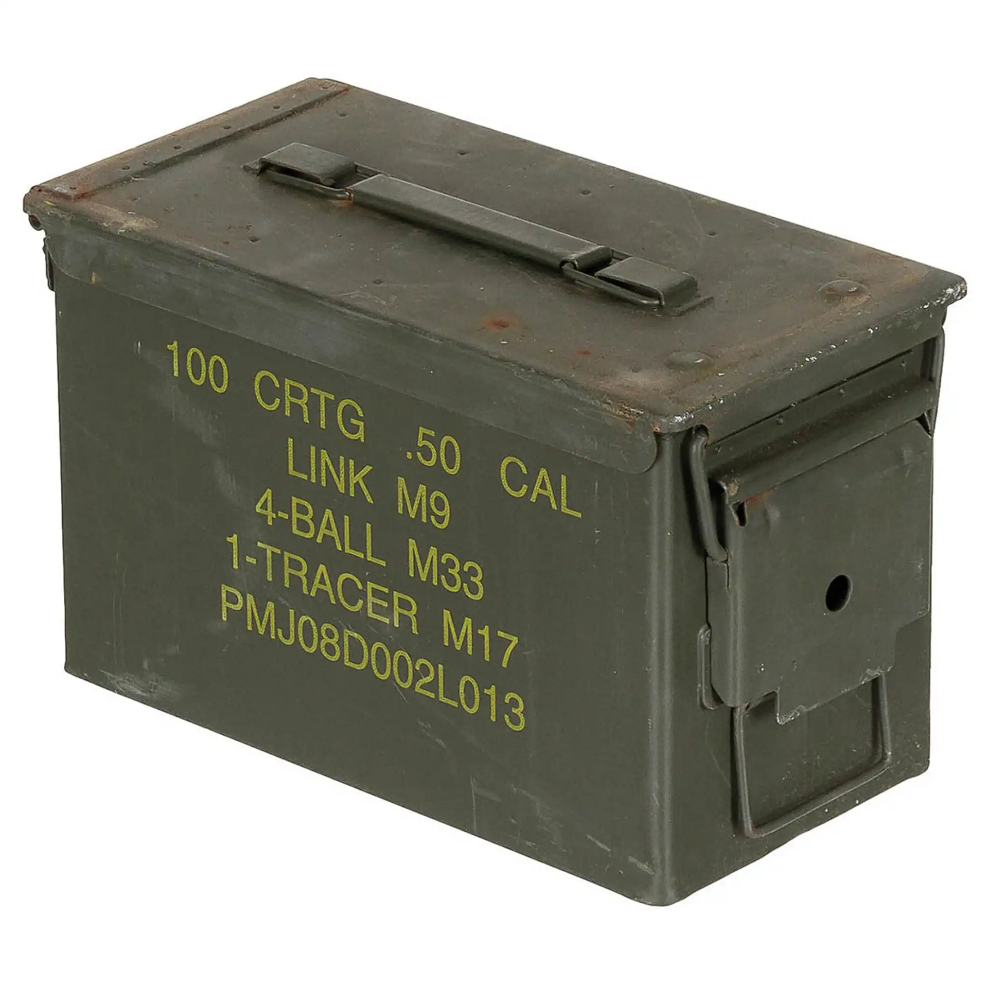 Caja de munición US 5.56 mm usada
