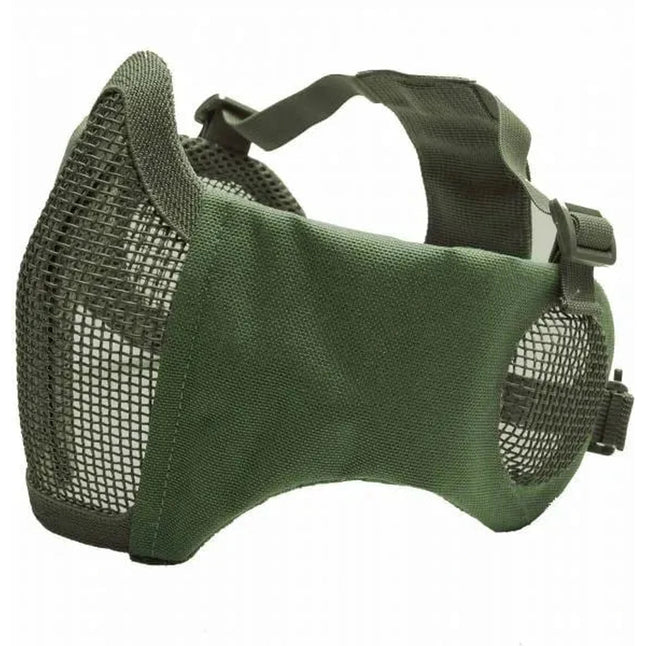 Gittermaske Metall-Mesh mit Pads und Ohrprotektoren