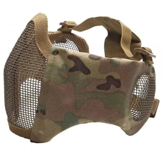Gittermaske Metall-Mesh mit Pads und Ohrprotektoren