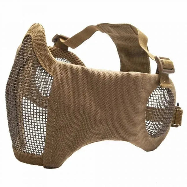 Gittermaske Metall-Mesh mit Pads und Ohrprotektoren
