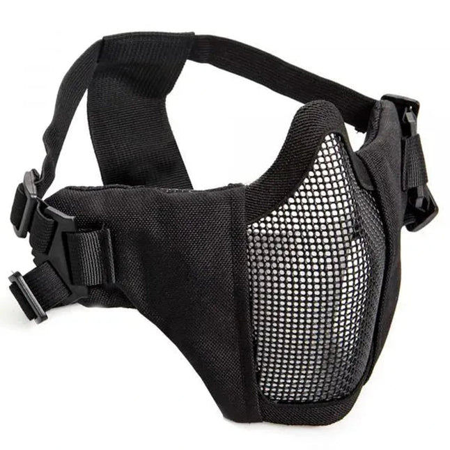 Gitterschutzmaske Metall-Mesh mit Wangenpolster