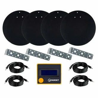 Airsoft Schießsystem inkl. 4 Zielscheiben orange