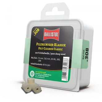 Cleaning Plugs Felt Classic .308 60 pieces