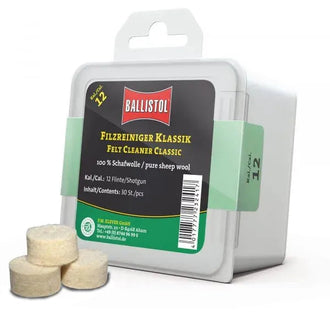 Ballistol Cleaning Plugs Felt Classic Cal. .12 30 pieces