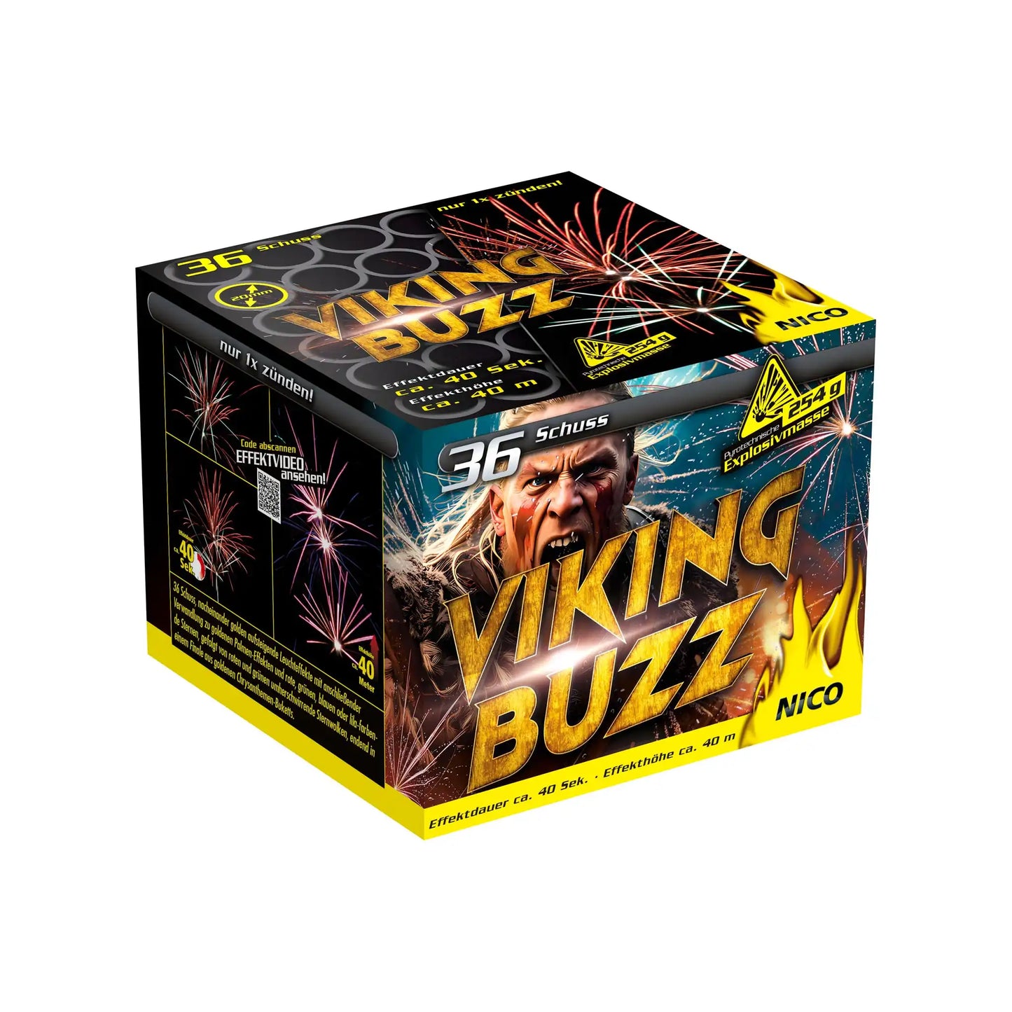 Feuerwerk-Batterie Viking Buzz 36 Schuss