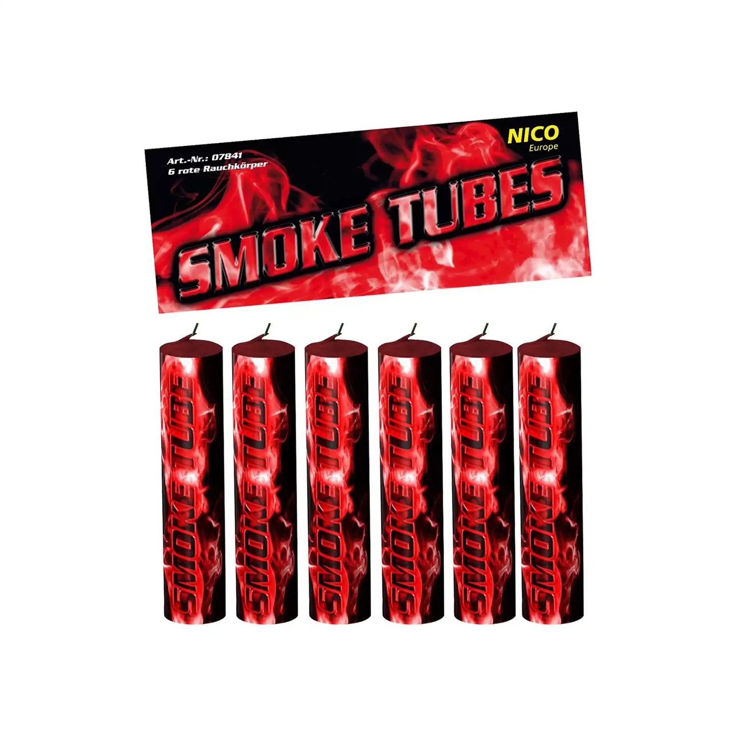 Rauchkörper Smoke Tubes 6er Beutel