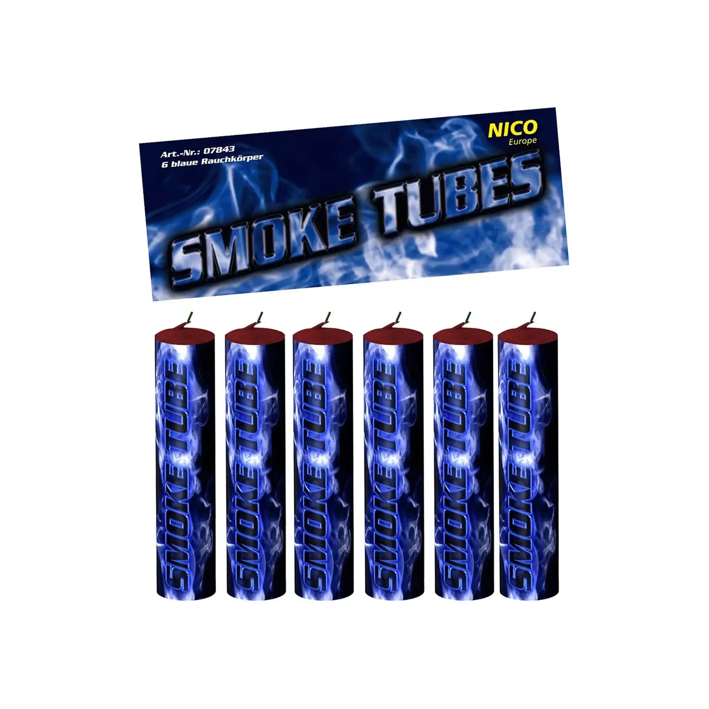 Rauchkörper Smoke Tubes 6er Beutel