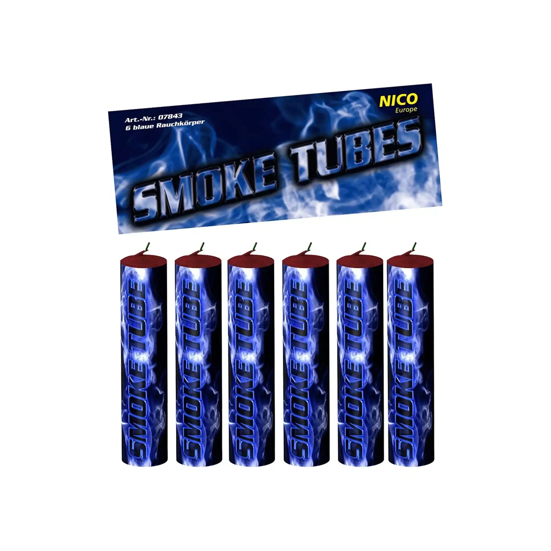Rauchkörper Smoke Tubes 6er Beutel