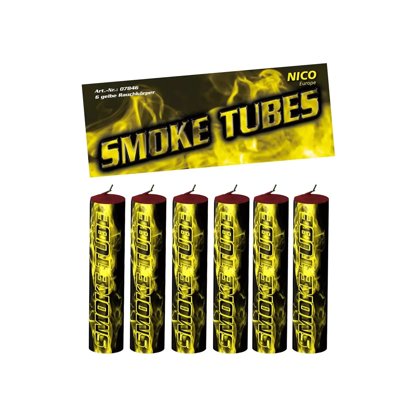 Rauchkörper Smoke Tubes 6er Beutel