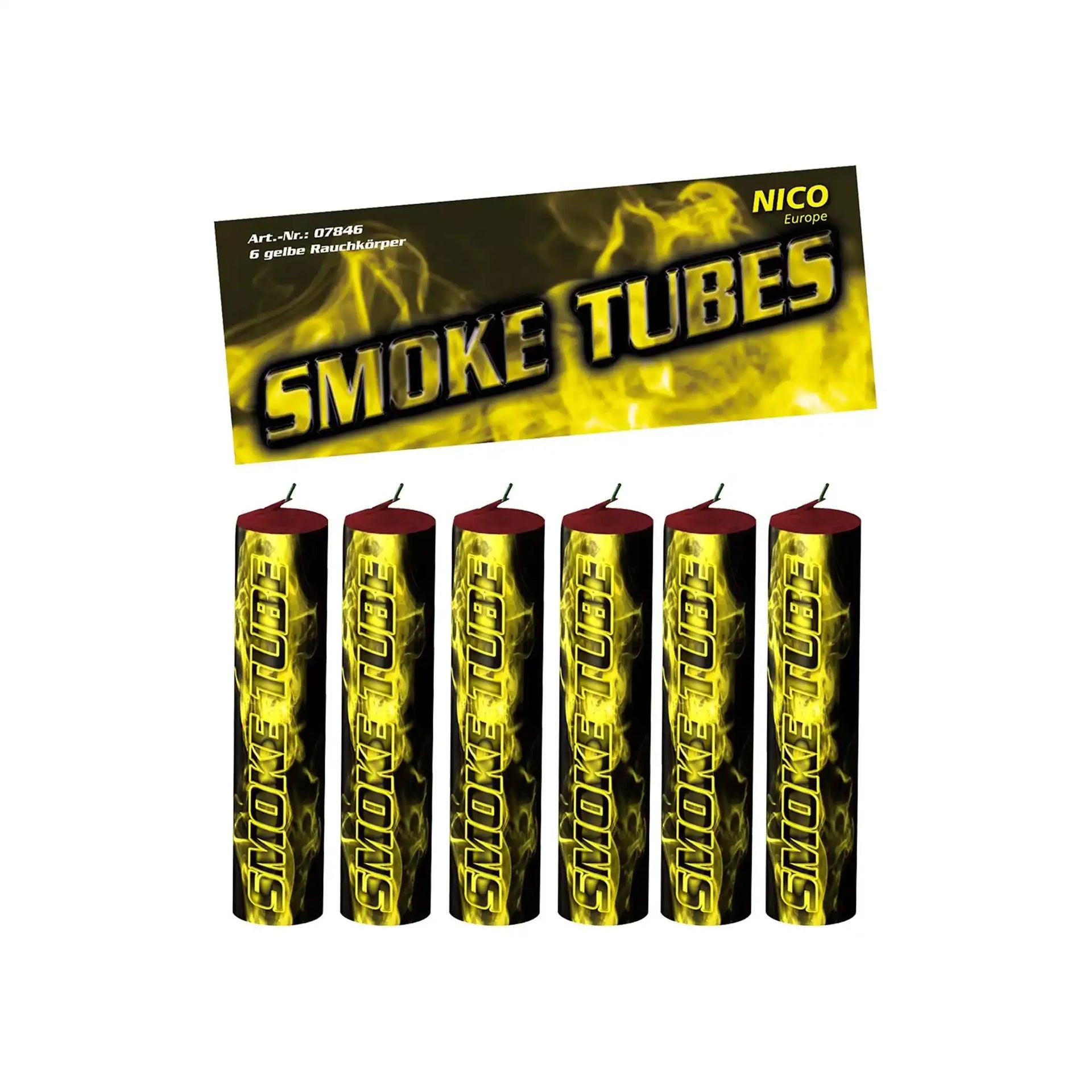 Rauchkörper Smoke Tubes 6er Beutel