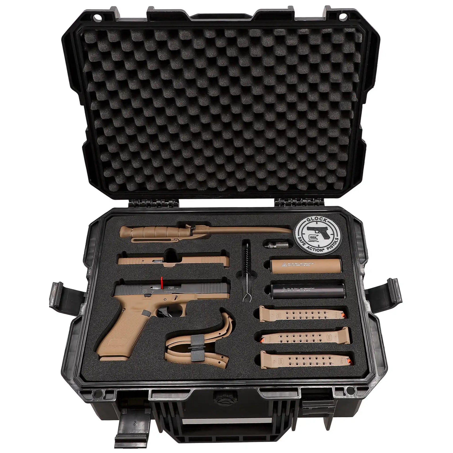 schreckschusspistole aufbewahrung Schreckschusspistolen-Set GLOCK 17 Gen5 SV Double Set – ASMC Unlimited