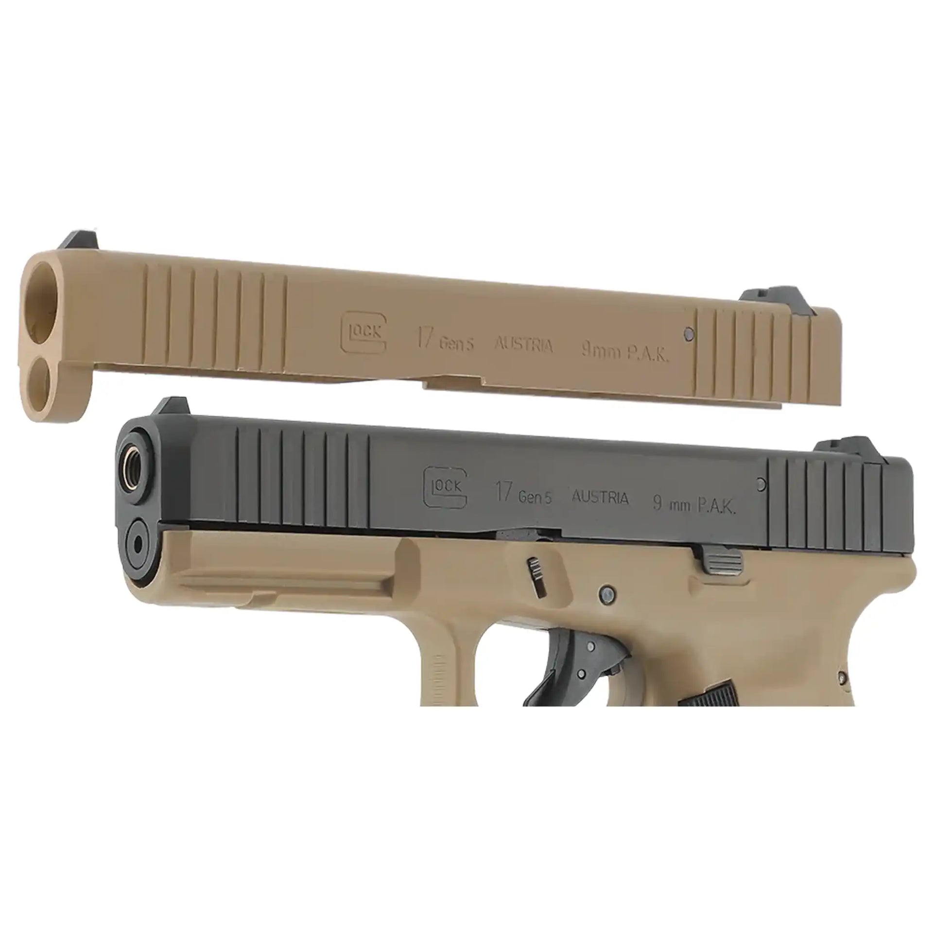 Schreckschusspistolen-Set GLOCK 17 Gen5 SV Double Set