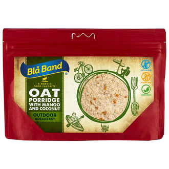 Fiocchi d'avena con cocco e mango