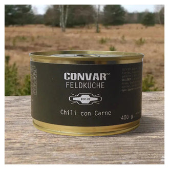 chili con carne da cucina da campo