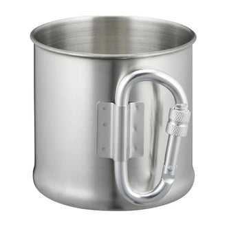 Vaso mosquetón acero inoxidable 500 ml