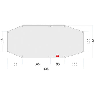 Zeltunterlage Floor Sheet PE Alaska 3 weiß