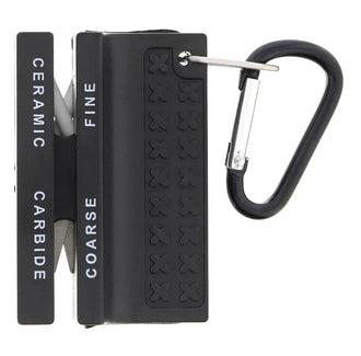 2 in 1 Messerschärfer schwarz