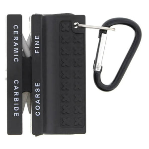 2 in 1 Knife Sharpener black