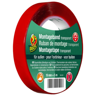 Montageband Außen 19 mm x 5 m transparent