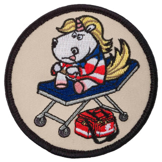 Patch secouriste licorne