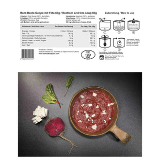 Rote-Beete-Suppe mit Feta