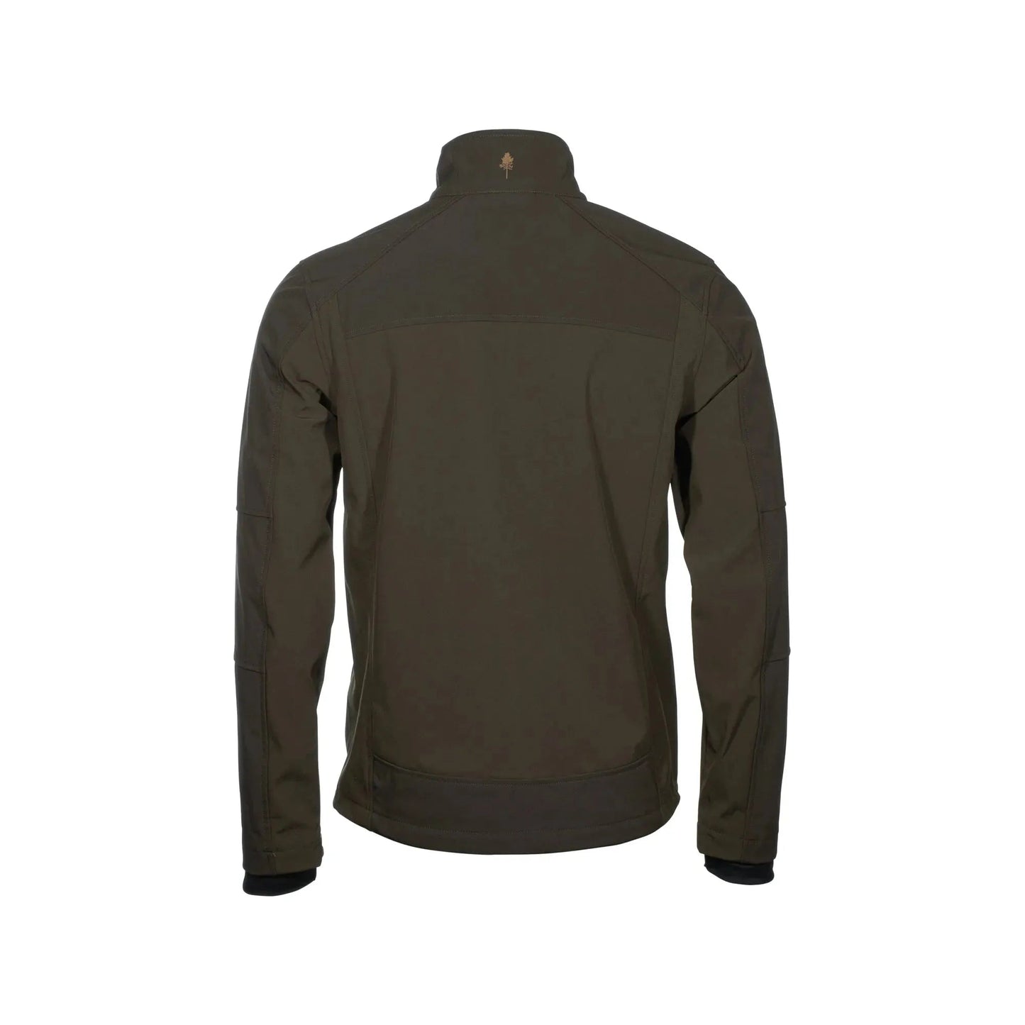 pinewood-shelljacke-smaland-stretch-dark-olive-suede-brown-ansicht-2