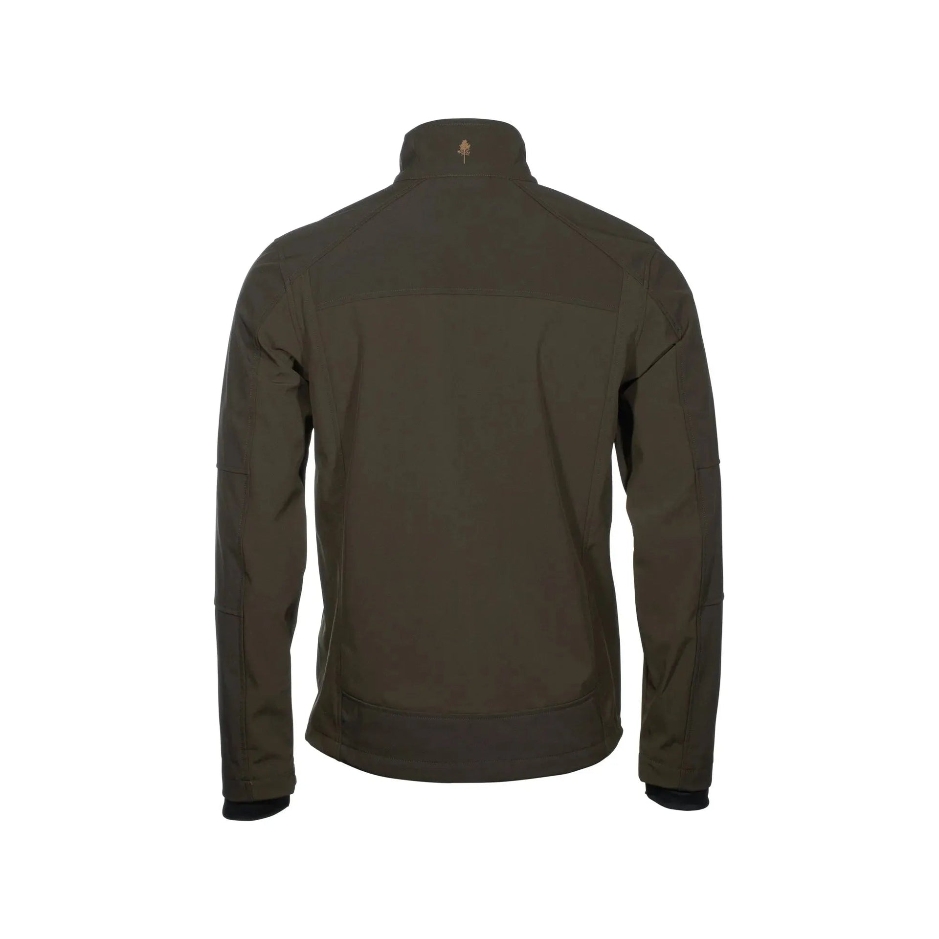 pinewood-shelljacke-smaland-stretch-dark-olive-suede-brown-ansicht-2