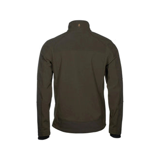 Pinewood shell jacket Smaland Stretch dark olive suede brown