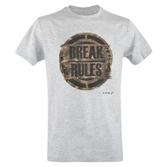 Camiseta Break Rules - Gris / S