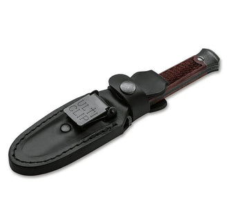 Messer P08 Damast braun