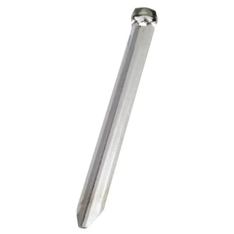 U-Heringe halbrund 24 cm 10er Pack silberfarben