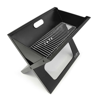 Klappgrill BBQ 47 x 29 cm schwarz
