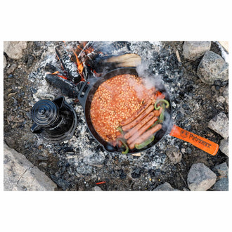 Feuerpfanne fp35 mit Stiel schwarz