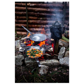 Schmiedeeiserne Pfanne 32cm schwarz