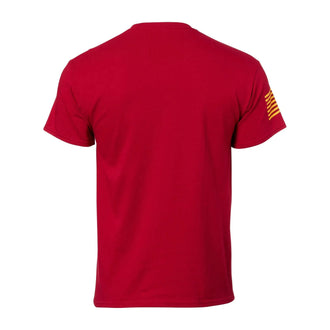 T-Shirt USMC Arched Semper Fi scarlet