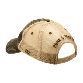 7.62 Design Cap Tactical US Flag Vintage Trucker Hat nero