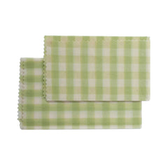 Beeswax wraps set of 2 - Green