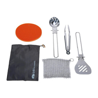 GSI Outdoors Set da cucina Destination Folding Chefs Tool nero