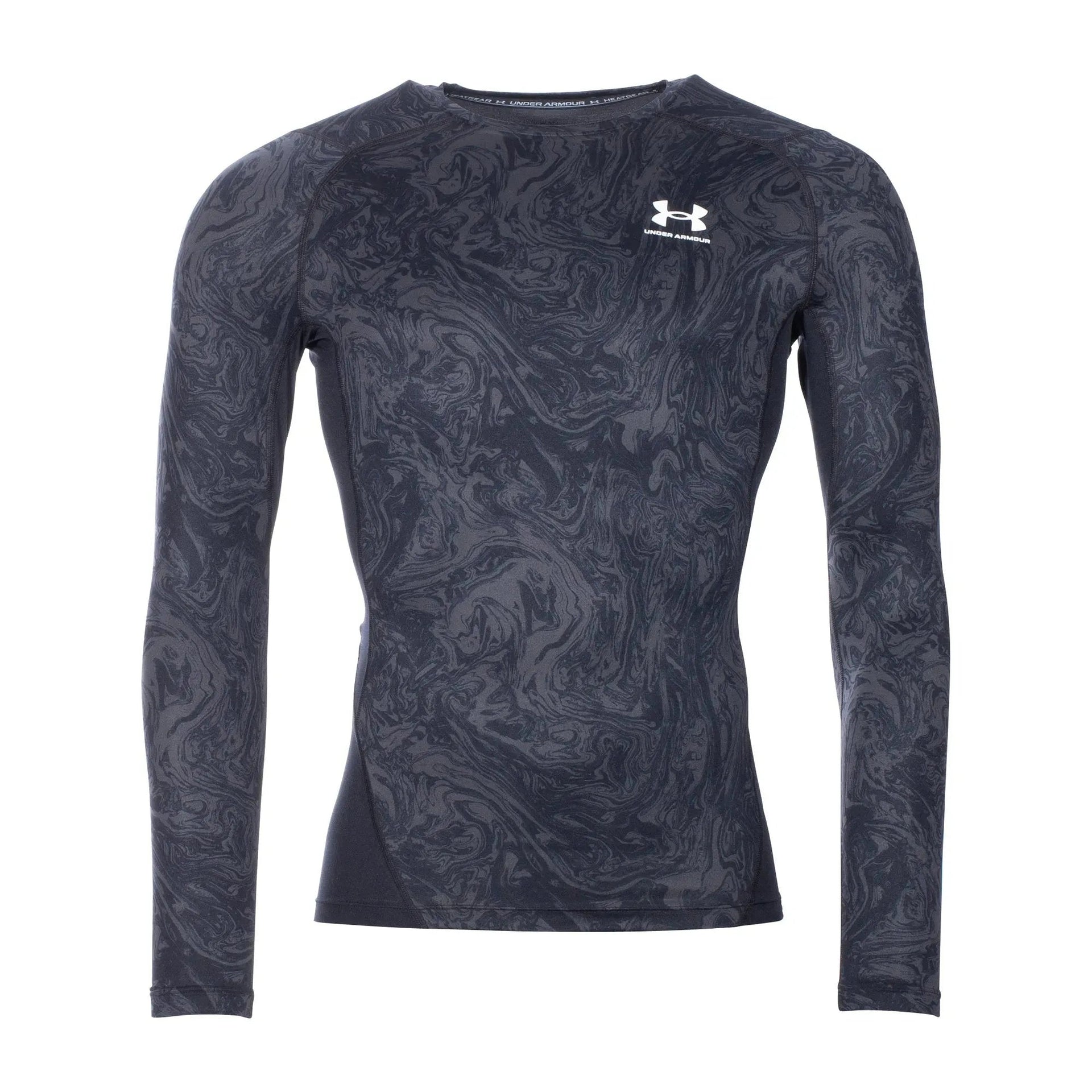 under-armour-longsleeve-hg-comp-print-schwarz-ansicht-1
