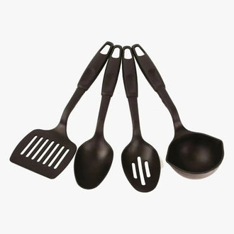 Set di utensili da cucina Highlander nero