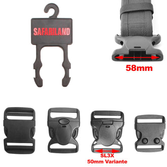Safariland gancio per cintura per fibbie per cintura standard 50 mm